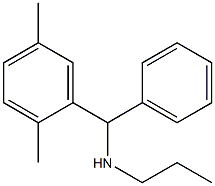 [(2,5-dimethylphenyl)(phenyl)methyl](propyl)amine|