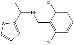 [(2,6-dichlorophenyl)methyl][1-(thiophen-2-yl)ethyl]amine Struktur