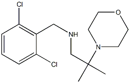 [(2,6-dichlorophenyl)methyl][2-methyl-2-(morpholin-4-yl)propyl]amine Structure