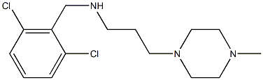 [(2,6-dichlorophenyl)methyl][3-(4-methylpiperazin-1-yl)propyl]amine Structure