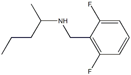 [(2,6-difluorophenyl)methyl](pentan-2-yl)amine 结构式