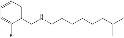 [(2-bromophenyl)methyl](7-methyloctyl)amine Structure