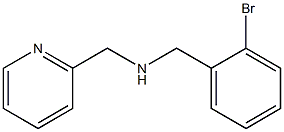 [(2-bromophenyl)methyl](pyridin-2-ylmethyl)amine,,结构式