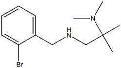 [(2-bromophenyl)methyl][2-(dimethylamino)-2-methylpropyl]amine Structure