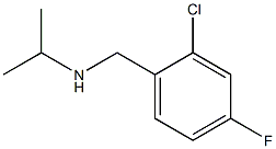 [(2-chloro-4-fluorophenyl)methyl](propan-2-yl)amine 化学構造式