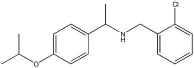 [(2-chlorophenyl)methyl]({1-[4-(propan-2-yloxy)phenyl]ethyl})amine 结构式