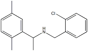 [(2-chlorophenyl)methyl][1-(2,5-dimethylphenyl)ethyl]amine|