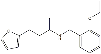 [(2-ethoxyphenyl)methyl][4-(furan-2-yl)butan-2-yl]amine 化学構造式