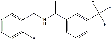 [(2-fluorophenyl)methyl]({1-[3-(trifluoromethyl)phenyl]ethyl})amine Structure