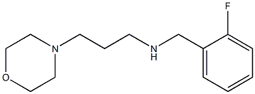 [(2-fluorophenyl)methyl][3-(morpholin-4-yl)propyl]amine Struktur