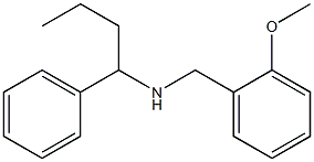 [(2-methoxyphenyl)methyl](1-phenylbutyl)amine,,结构式