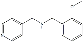 [(2-methoxyphenyl)methyl](pyridin-4-ylmethyl)amine Structure