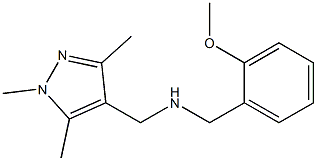 [(2-methoxyphenyl)methyl][(1,3,5-trimethyl-1H-pyrazol-4-yl)methyl]amine Structure