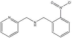 [(2-nitrophenyl)methyl](pyridin-2-ylmethyl)amine 化学構造式