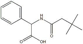 [(3,3-dimethylbutanoyl)amino](phenyl)acetic acid 化学構造式