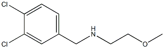 [(3,4-dichlorophenyl)methyl](2-methoxyethyl)amine Structure