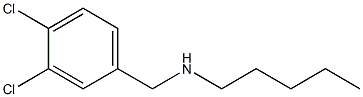 [(3,4-dichlorophenyl)methyl](pentyl)amine Structure