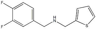 [(3,4-difluorophenyl)methyl](thiophen-2-ylmethyl)amine,,结构式