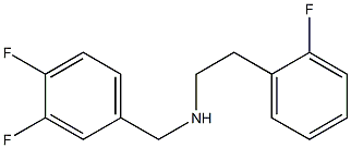 [(3,4-difluorophenyl)methyl][2-(2-fluorophenyl)ethyl]amine Structure