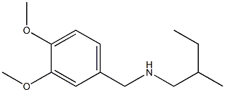 [(3,4-dimethoxyphenyl)methyl](2-methylbutyl)amine,,结构式