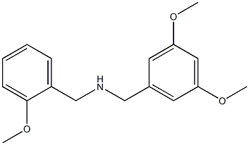  [(3,5-dimethoxyphenyl)methyl][(2-methoxyphenyl)methyl]amine