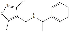 [(3,5-dimethyl-1,2-oxazol-4-yl)methyl](1-phenylethyl)amine Structure