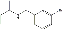[(3-bromophenyl)methyl](butan-2-yl)amine 化学構造式