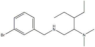 [(3-bromophenyl)methyl][2-(dimethylamino)-3-ethylpentyl]amine Structure