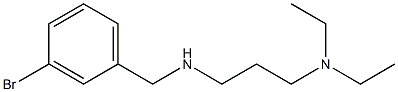 [(3-bromophenyl)methyl][3-(diethylamino)propyl]amine,,结构式