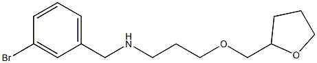 [(3-bromophenyl)methyl][3-(oxolan-2-ylmethoxy)propyl]amine,,结构式