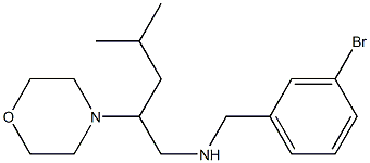 [(3-bromophenyl)methyl][4-methyl-2-(morpholin-4-yl)pentyl]amine|