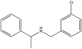 [(3-chlorophenyl)methyl](1-phenylethyl)amine|