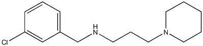 [(3-chlorophenyl)methyl][3-(piperidin-1-yl)propyl]amine|