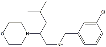 [(3-chlorophenyl)methyl][4-methyl-2-(morpholin-4-yl)pentyl]amine