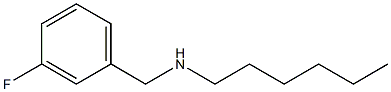 [(3-fluorophenyl)methyl](hexyl)amine Structure