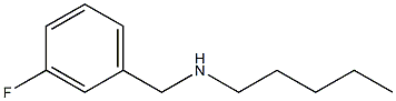 [(3-fluorophenyl)methyl](pentyl)amine 化学構造式