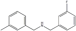 [(3-fluorophenyl)methyl][(3-methylphenyl)methyl]amine Structure