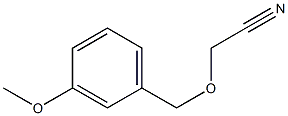 [(3-methoxybenzyl)oxy]acetonitrile 结构式