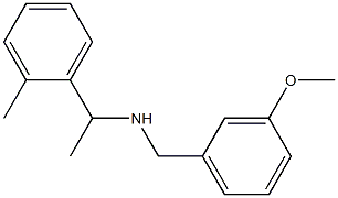 [(3-methoxyphenyl)methyl][1-(2-methylphenyl)ethyl]amine Struktur