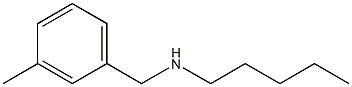 [(3-methylphenyl)methyl](pentyl)amine Struktur
