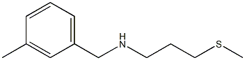 [(3-methylphenyl)methyl][3-(methylsulfanyl)propyl]amine Structure