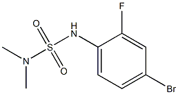 [(4-bromo-2-fluorophenyl)sulfamoyl]dimethylamine,,结构式