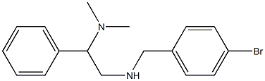 [(4-bromophenyl)methyl][2-(dimethylamino)-2-phenylethyl]amine 化学構造式