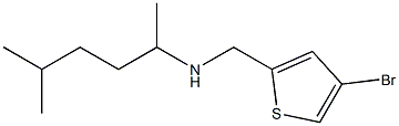 [(4-bromothiophen-2-yl)methyl](5-methylhexan-2-yl)amine Structure