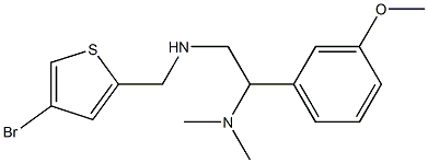 [(4-bromothiophen-2-yl)methyl][2-(dimethylamino)-2-(3-methoxyphenyl)ethyl]amine