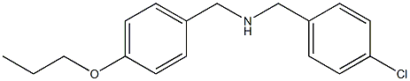  [(4-chlorophenyl)methyl][(4-propoxyphenyl)methyl]amine