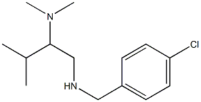 [(4-chlorophenyl)methyl][2-(dimethylamino)-3-methylbutyl]amine Structure