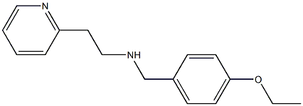[(4-ethoxyphenyl)methyl][2-(pyridin-2-yl)ethyl]amine Struktur