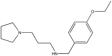 [(4-ethoxyphenyl)methyl][3-(pyrrolidin-1-yl)propyl]amine Structure