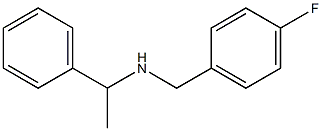 [(4-fluorophenyl)methyl](1-phenylethyl)amine Struktur